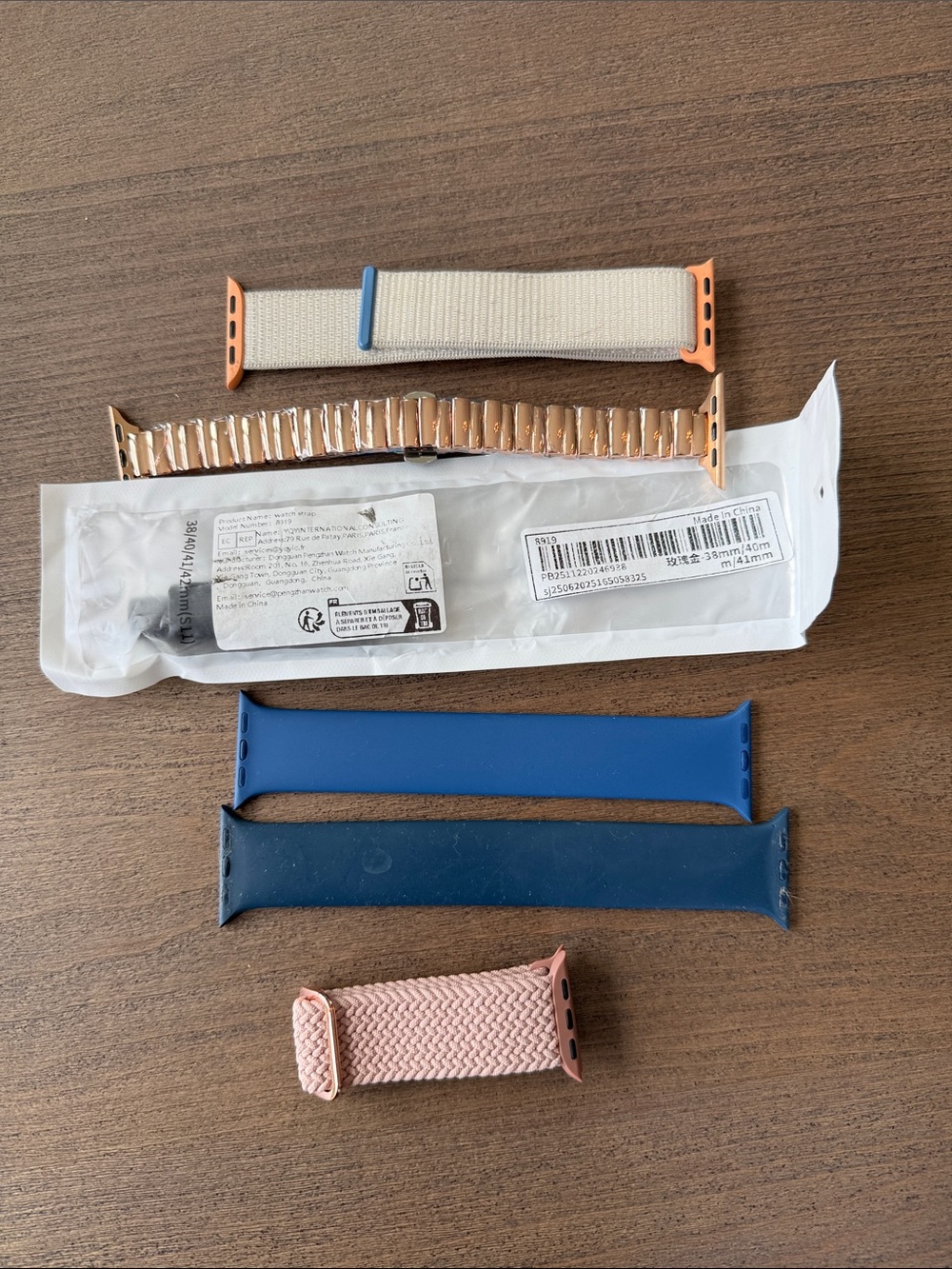 Assorted Apple Watch Bands